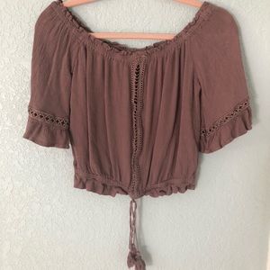 Off the shoulder top